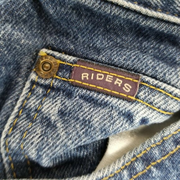 Rider Women Blue Jeans Denim Stretch Size 16 M - Picture 7 of 7